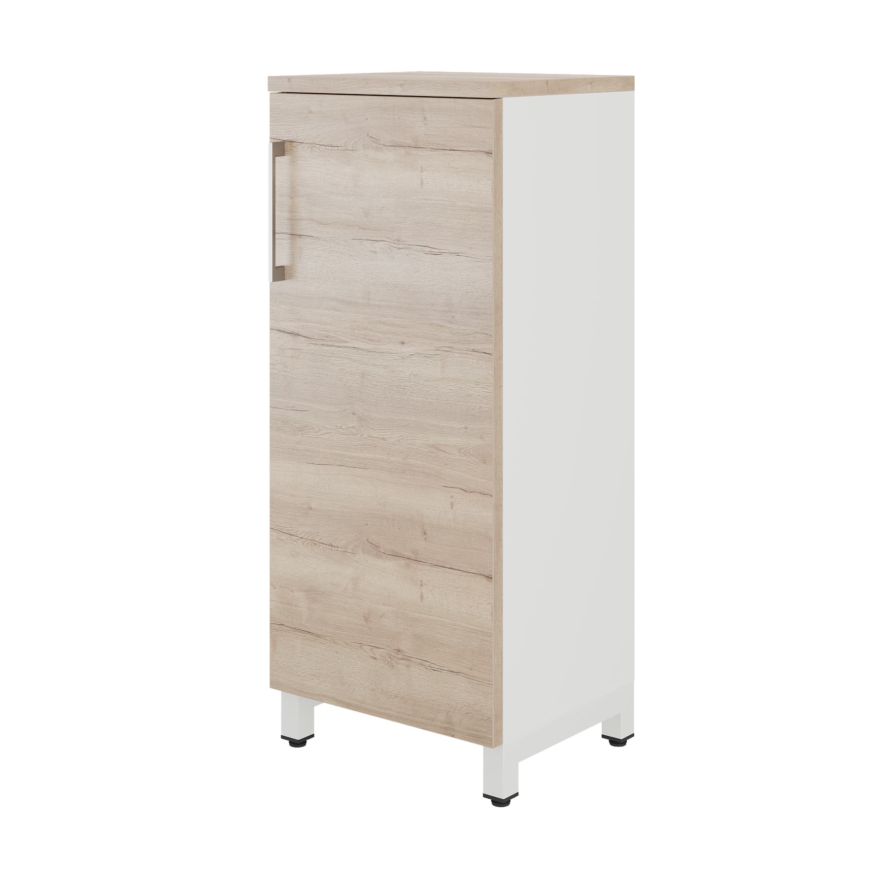 Шкаф распашной Kobor HR/3-45/60/M white/natural