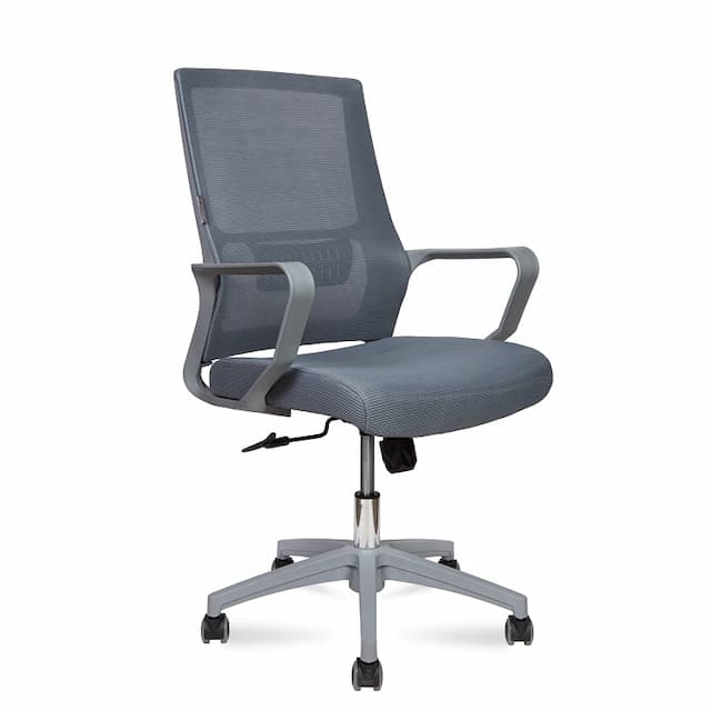 Кресло офисное Norden Max LB 818BG (серая сетка / серая ткань)