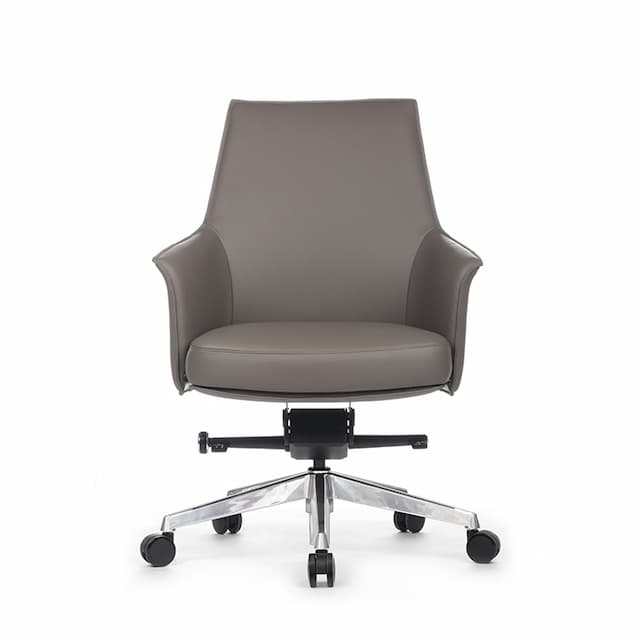 Кресло RV DESIGN Rosso-M В1918 Серый (3A ND9711) натуральная кожа