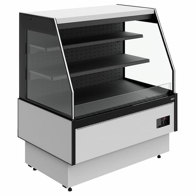Витрина холодильная Carboma PRAIA 2 GC85 VM 1,5-2 Горка с боковинами 9006-9005