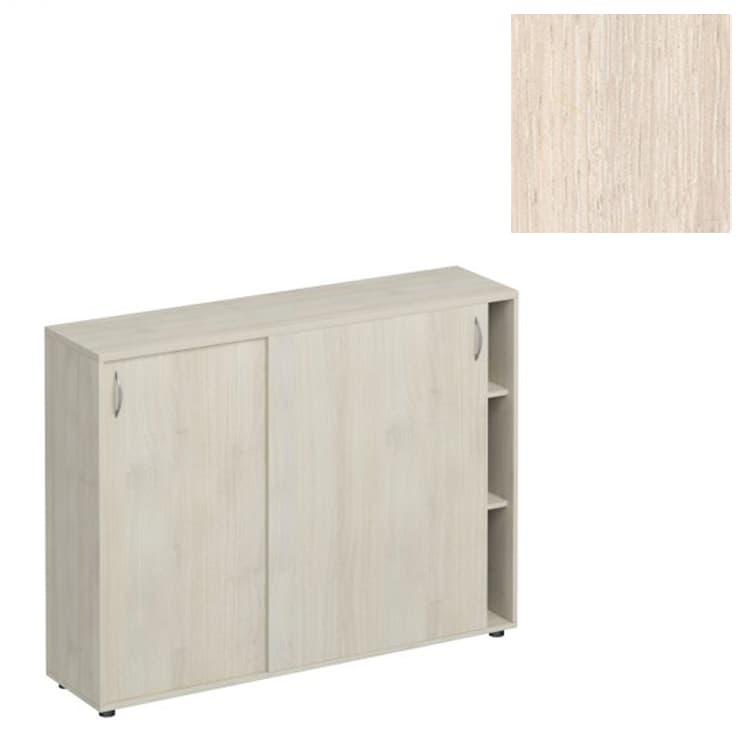 Шкаф-купе средний Юнитекс Комфорт К.524 ДШ (154x38x115.6) дуб шамони