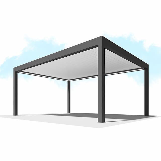 Пергола Сити-Форм Pergola В500-25П Bioclimatic с поворотными ламелями ЛАМЕЛЬ 250 X 53 (7,5х3,5) 1 модуль