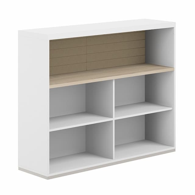 Стеллаж-комбо 1638 односторонний Norden Allegro AG.253.201.653.BG с топом и экраном тканевым низким