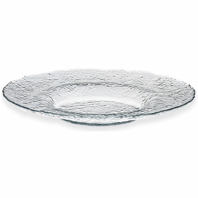 Тарелка ARDACAM Hammered ARD 2218.1 d 21 см h 3,4 см (стекло, прозрачная)
