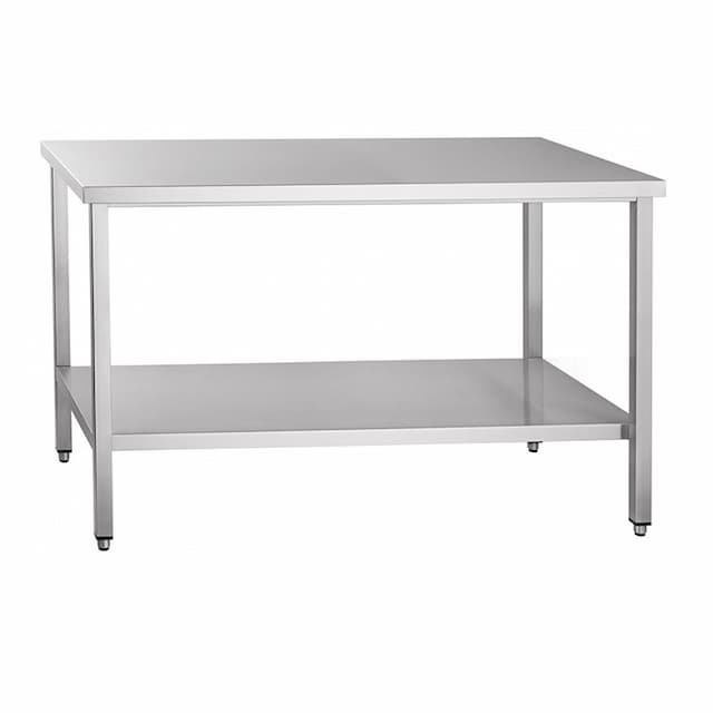 Стол производственный Abat СПРО-7-6 (столешница-нерж., каркас с полкой-нерж.)