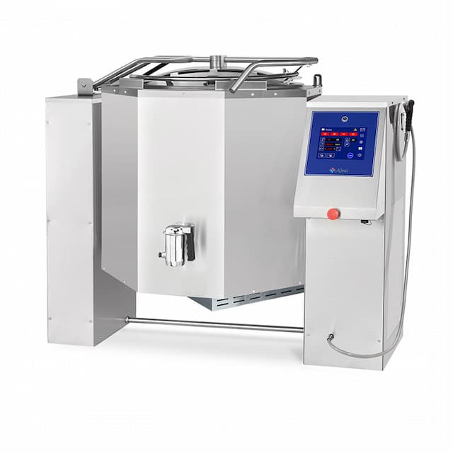 Пищеварочный котел Abat КПЭМ-250-ОМП со сливным краном