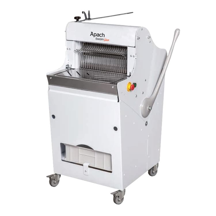Хлеборезка напольная ручная с системой смазки ножей APACH BAKERY LINE C42S 9мм